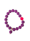 Purple and neon pink