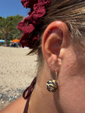 Cheetah hoop earrings